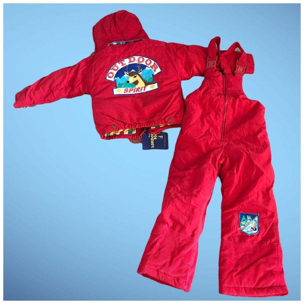 2 Piece Ski Jacket & Bib Pants  Kids Girl Boy - Picture 2 of 7